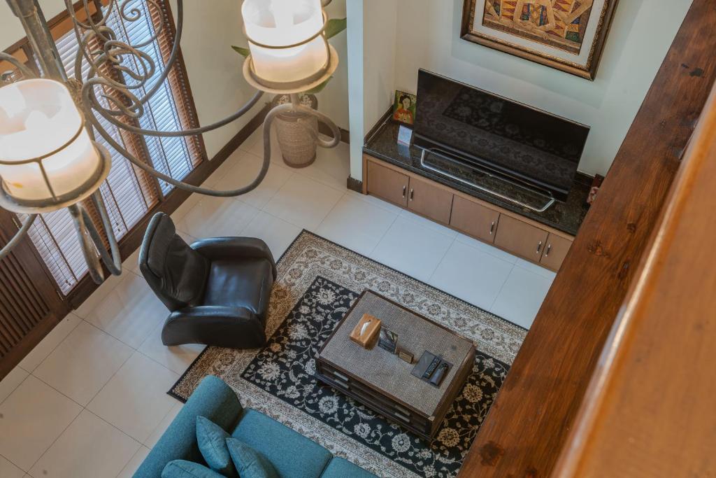Posezení v ubytování Plataran Puncak Residences