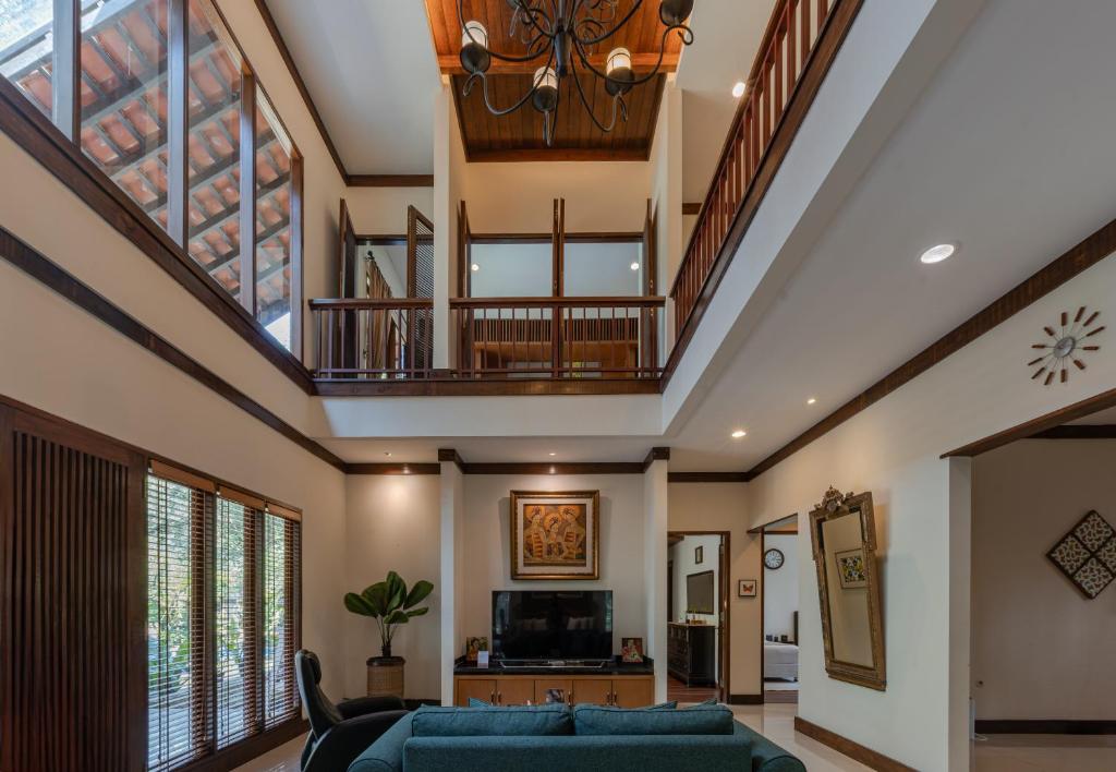Posezení v ubytování Plataran Puncak Residences