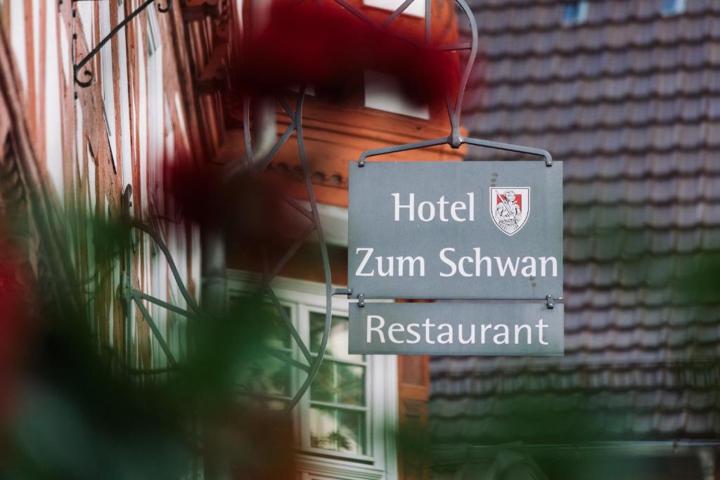 Certifikát, hodnocení, plakát nebo jiný dokument vystavený v ubytování Hotel Zum Schwan Wanfried
