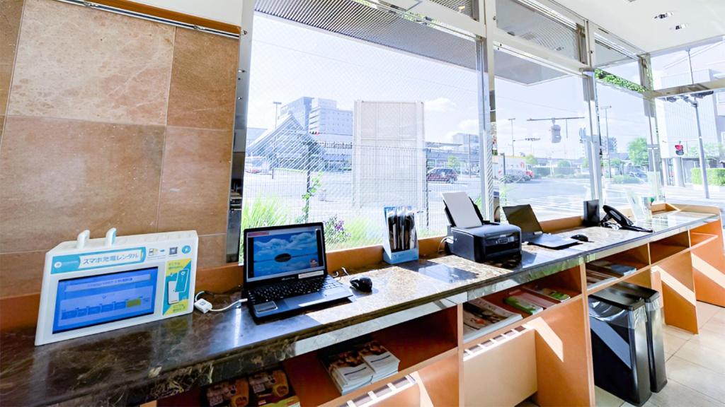東横INN出雲市駅前にあるテレビまたはエンターテインメントセンター