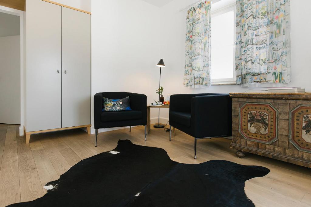 Istumisnurk majutusasutuses Seehof Goldegg