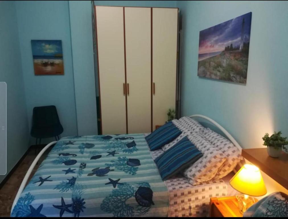 Ένα ή περισσότερα κρεβάτια σε δωμάτιο στο Luxury Place House Marebello New