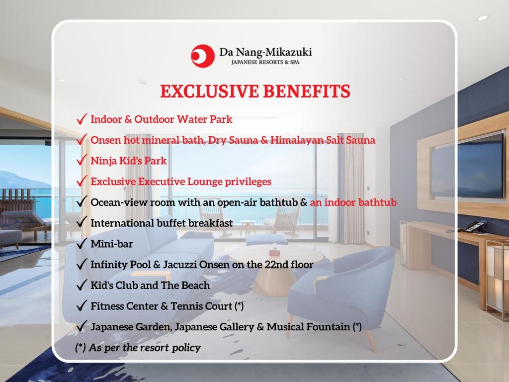 Special Offer - Ambassador Suite with Ocean View - Onsen & Water Park Inclusive