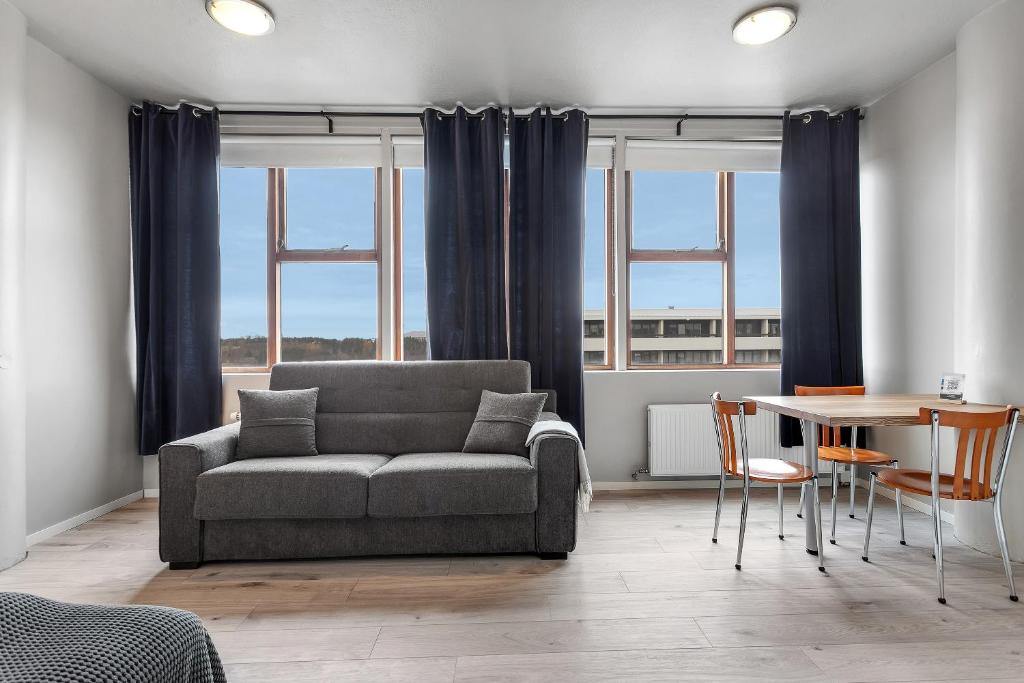 Posezení v ubytování Iceland Comfort Apartments by Heimaleiga