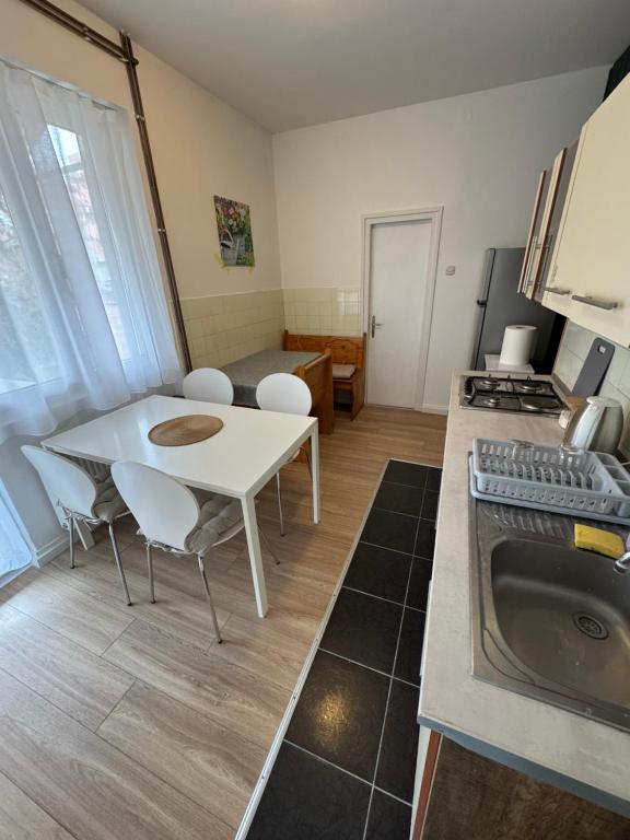 Een keuken of kitchenette bij Apartman Pupi