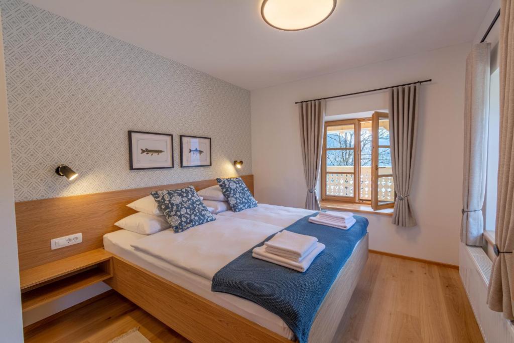 Postel nebo postele na pokoji v ubytování Lake Bled Apartments