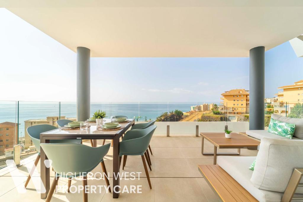 La Vista Mar Azul - Private Seaview Terrace and Pool, Fuengirola