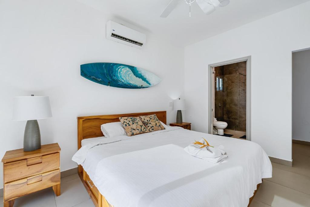 Postel nebo postele na pokoji v ubytování Casa Anbara Private Pool