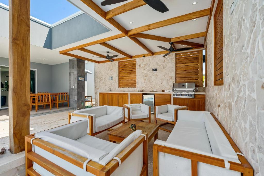 Posezení v ubytování Casa Anbara Private Pool