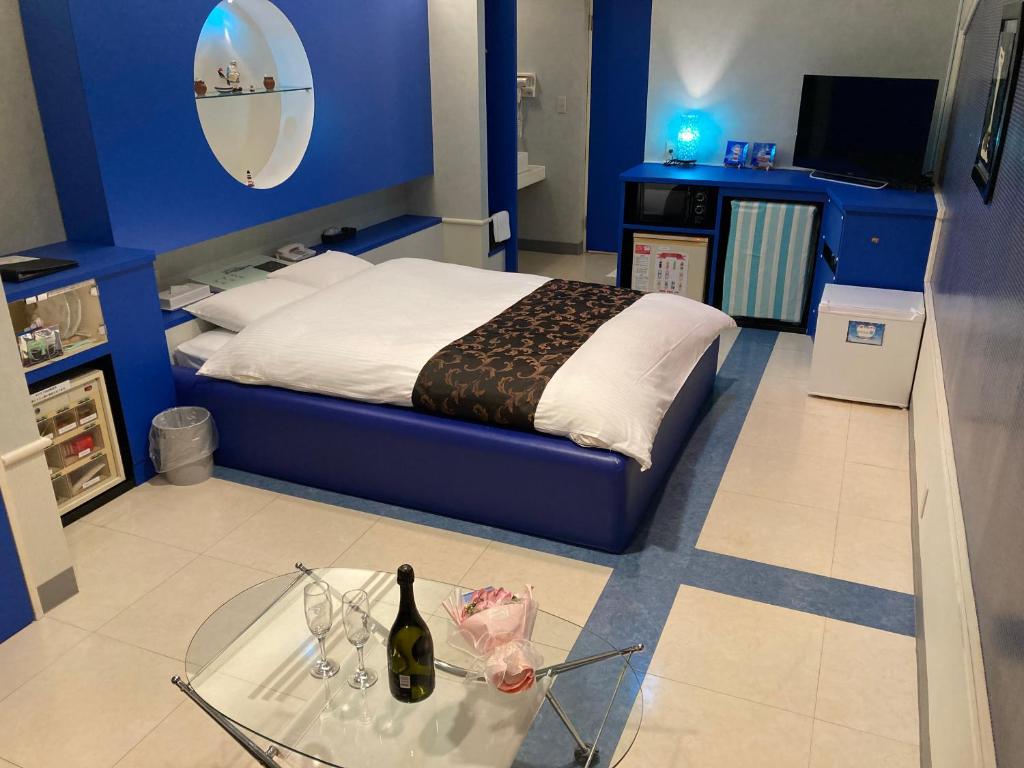Postel nebo postele na pokoji v ubytování Hotel MGM