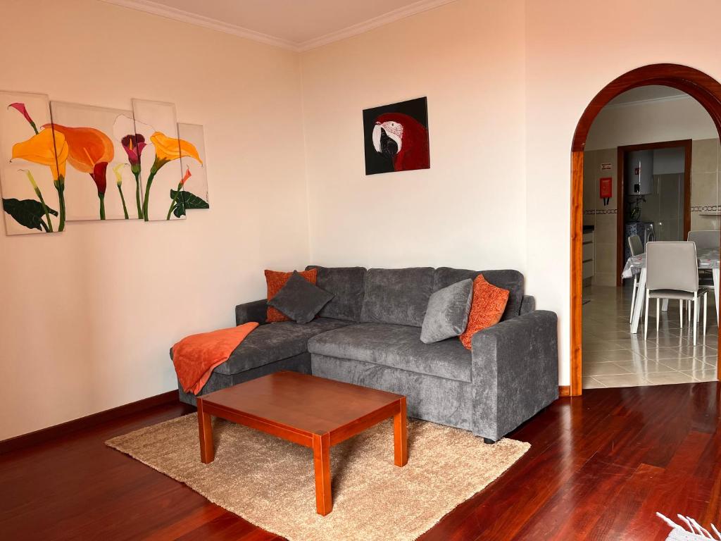 Posezení v ubytování Apartamento Pestana