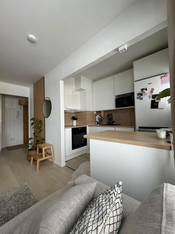 Dapur atau dapur kecil di Studio lähellä keskustaa