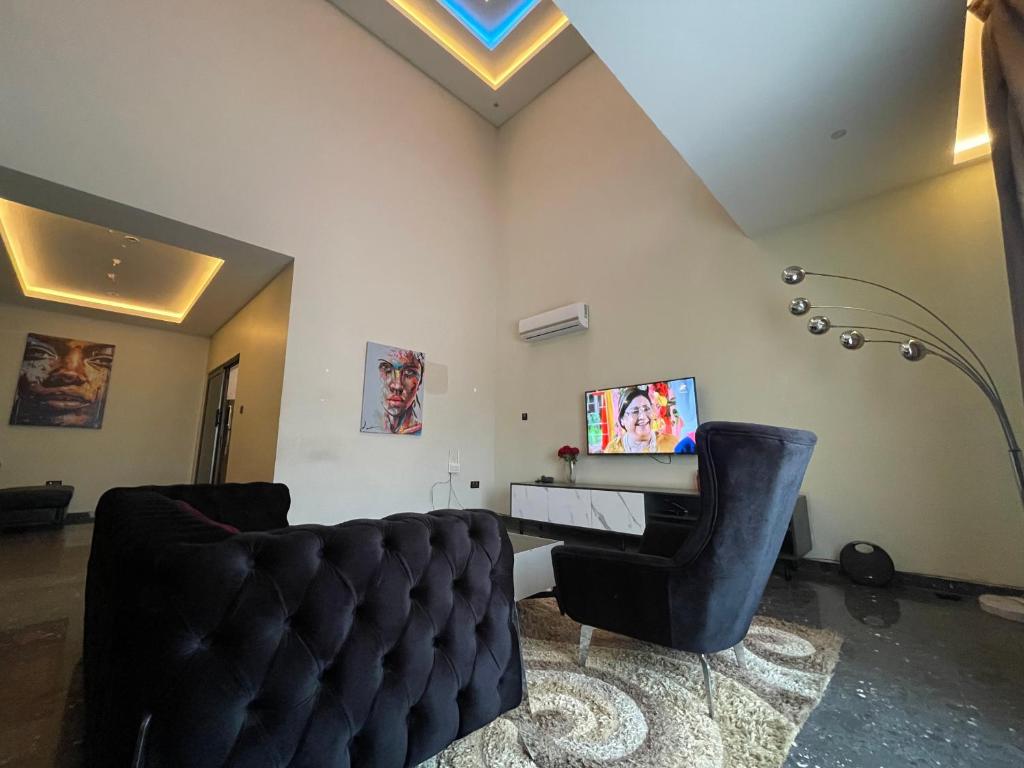 Χώρος καθιστικού στο Kay’s villa