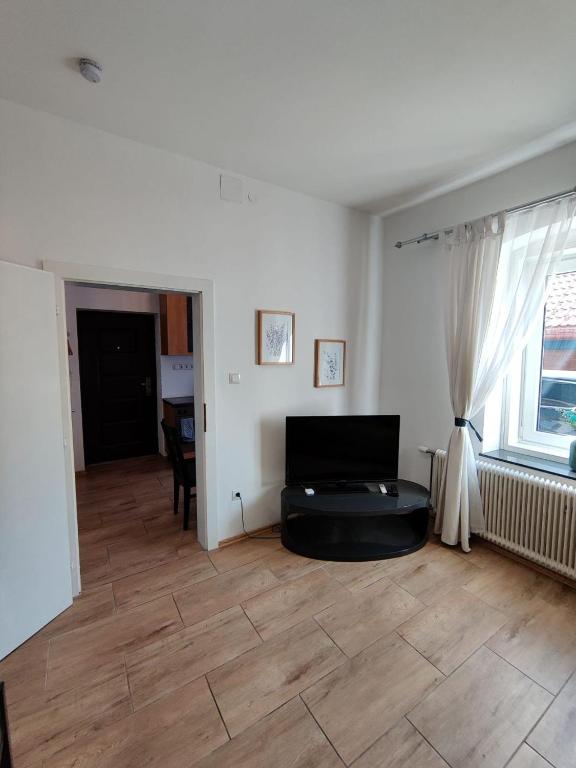 TV a/nebo společenská místnost v ubytování Amstetten Apartment