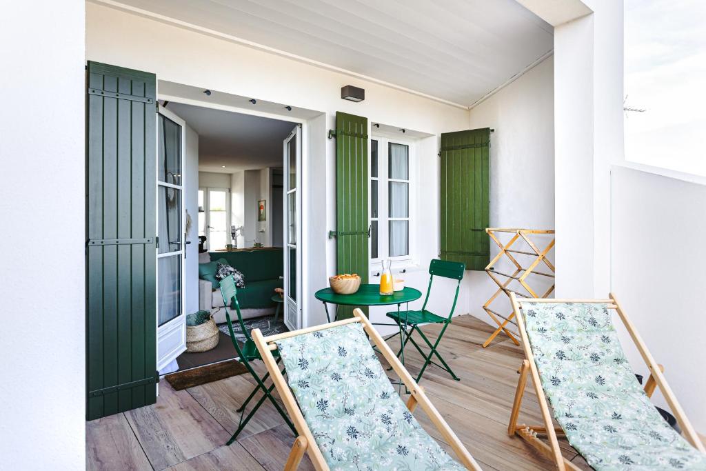 Fotografie z fotogalerie ubytování La Terrasse, studio vue mer v destinaci Rivedoux-Plage