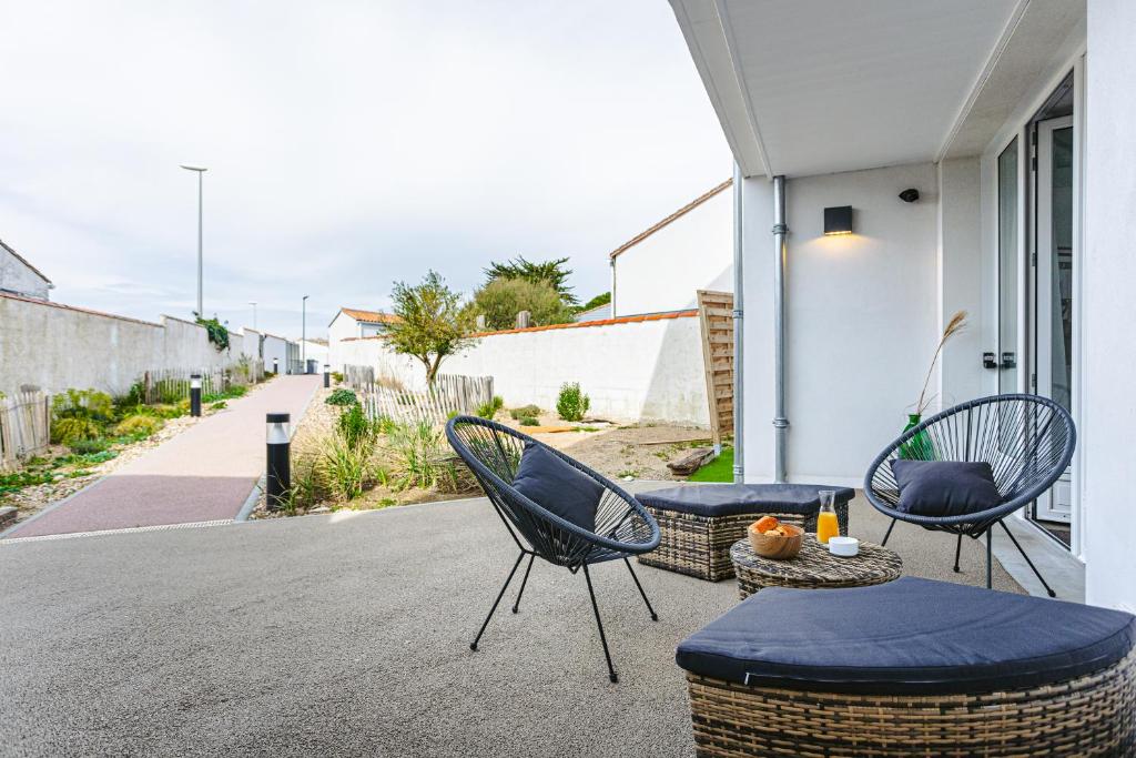Fotografie z fotogalerie ubytování La Dune, appart familial vue mer v destinaci Rivedoux-Plage