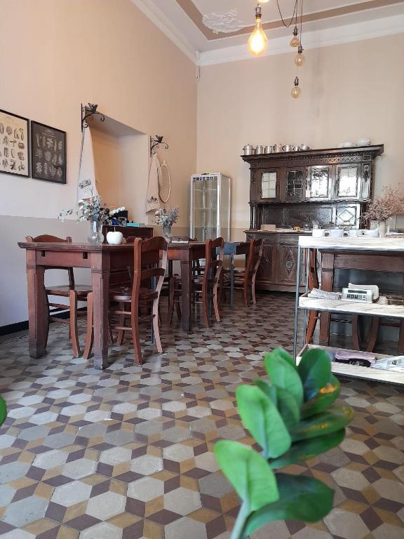 Restaurace v ubytování Albergo Milano 1920