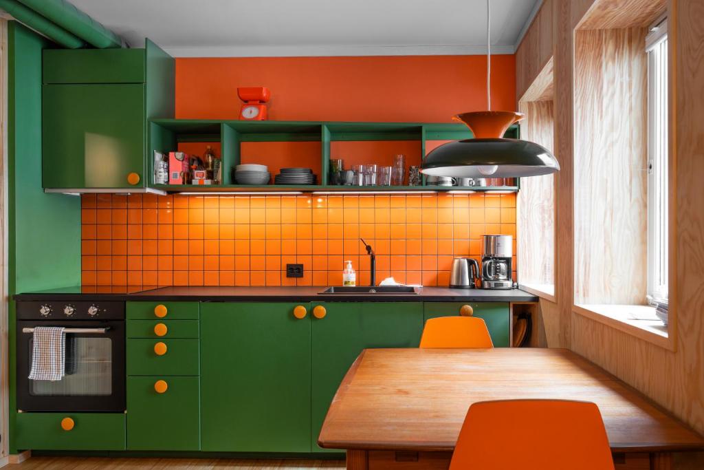 Kuchyň nebo kuchyňský kout v ubytování Unique Studio I Custom Built I 500 Meters From Bryggen