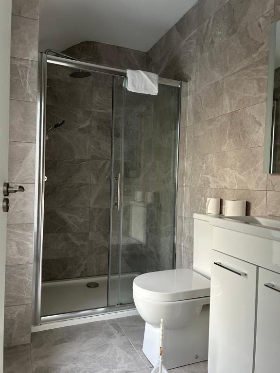 Koupelna v ubytování KCM Urban Retreats