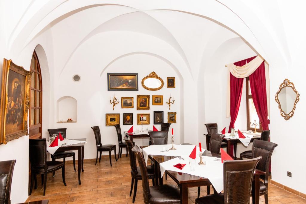 Posezení v ubytování Hotel Schloss Schkopau