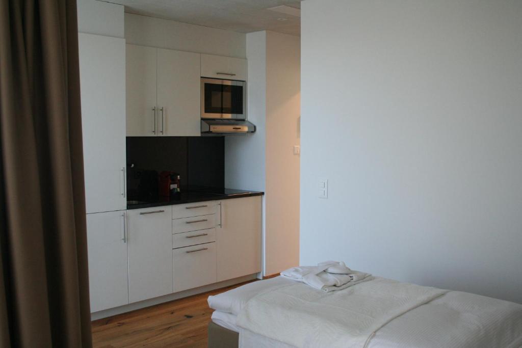 TV a/nebo společenská místnost v ubytování Residence Appartements