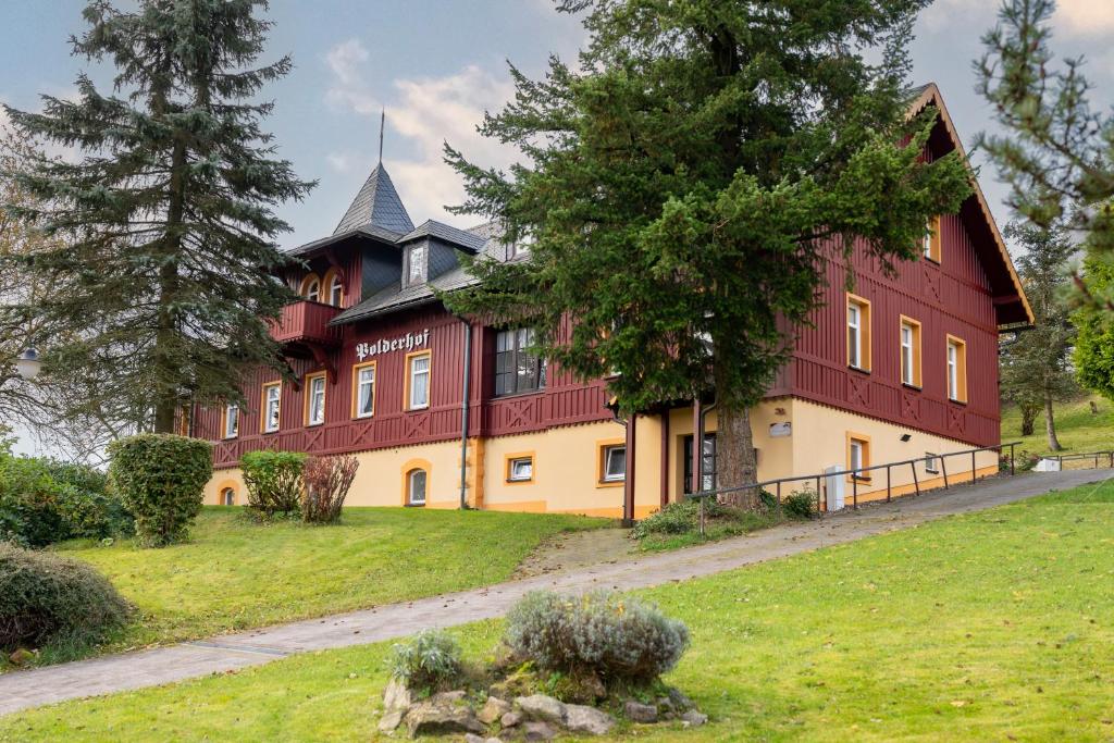 Zahrada ubytování Ferienanlage Zum Silberstollen 2 Häuser am Berg Polderhof und Weißeritzhütte