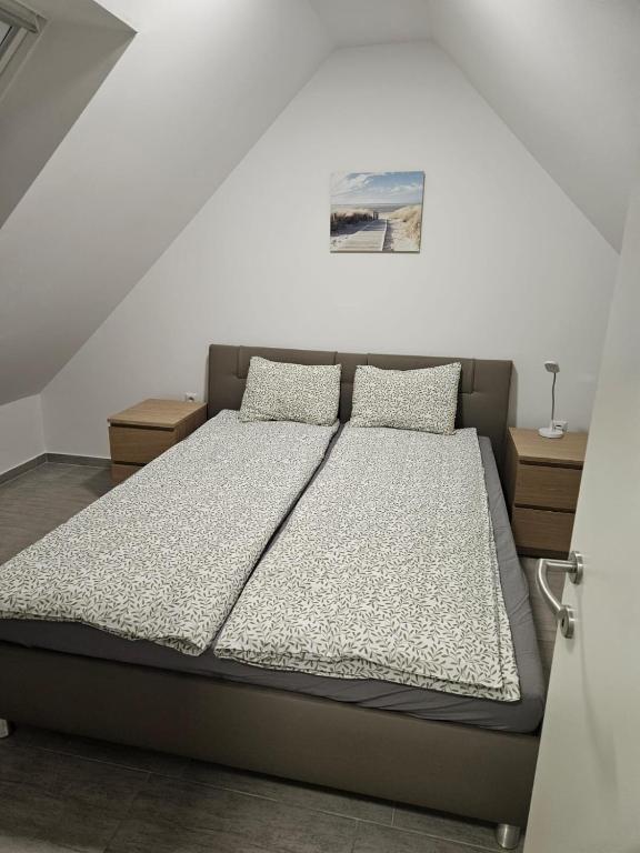 Postel nebo postele na pokoji v ubytování Apartma Zala