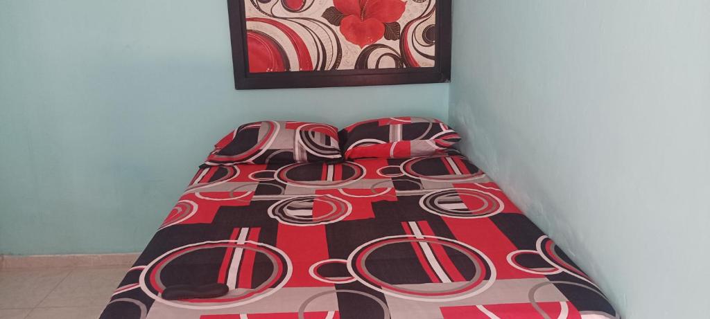 Letto o letti in una camera di Hostal Amanecer del Valle