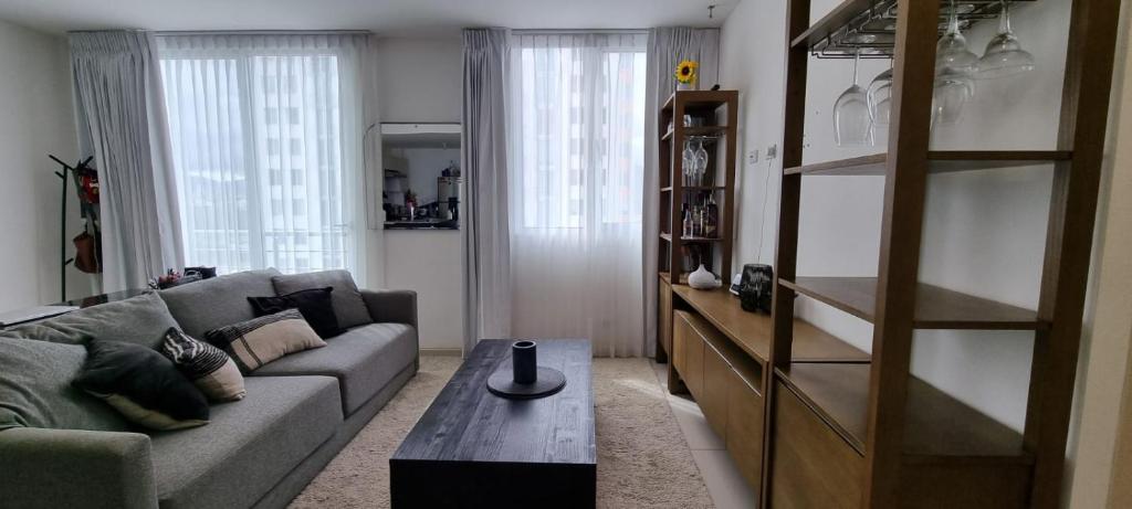 Posezení v ubytování River Cloud Apartment Shared