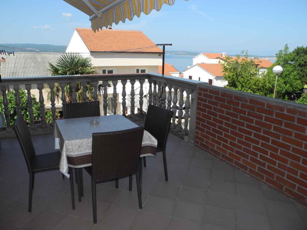 Balkón alebo terasa v ubytovaní Apartments in Crikvenica 41042