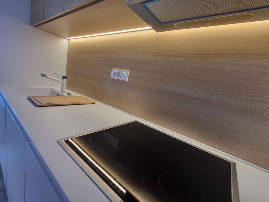 Kuchyňa alebo kuchynka v ubytovaní Apartment in Milcetici - Insel Krk 43321