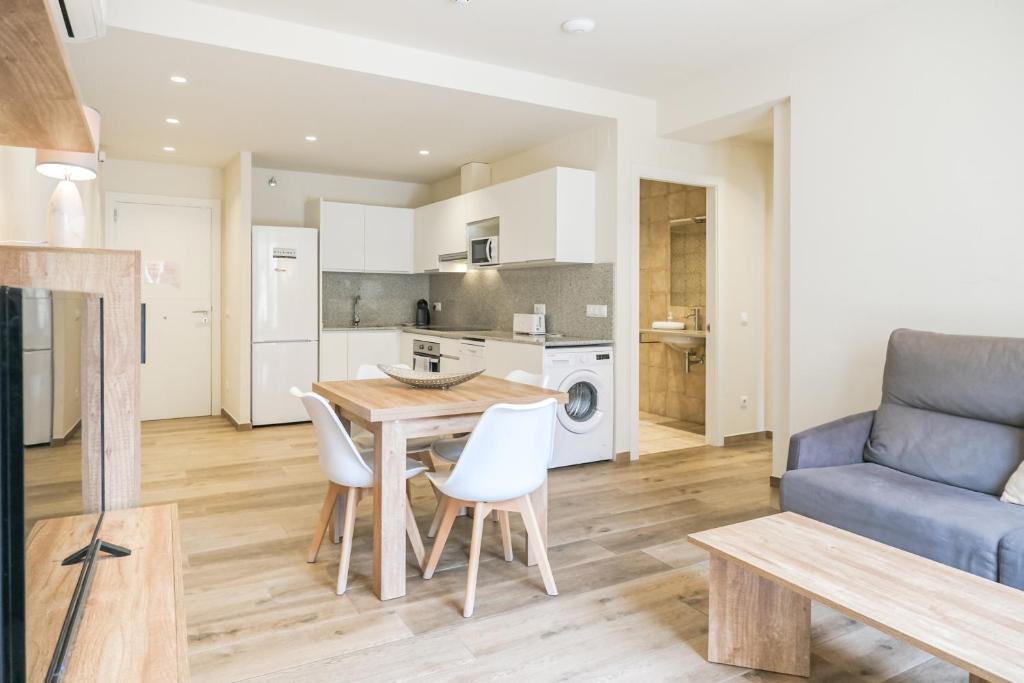 Kuchyňa alebo kuchynka v ubytovaní Can Cintet 1- Apartamento en la plaza de Besalú