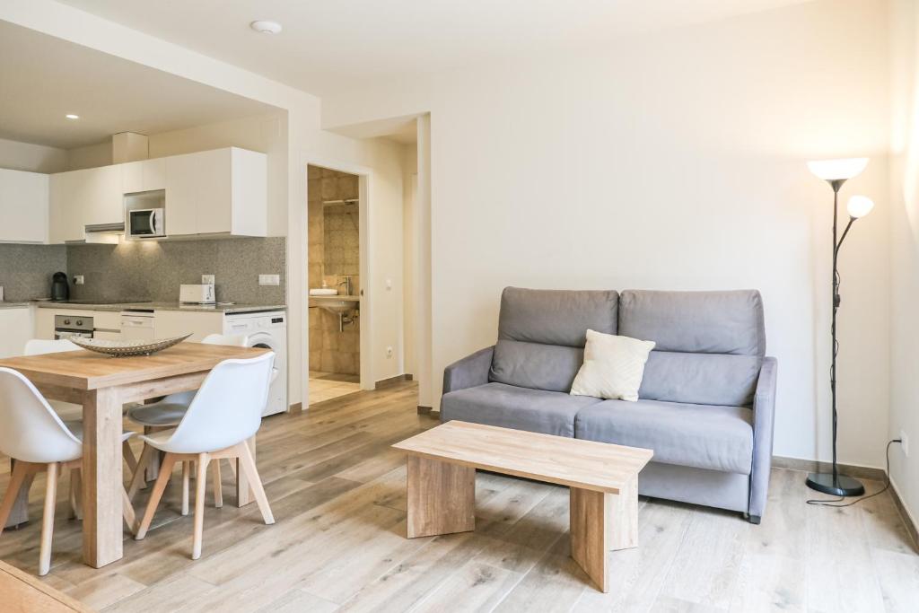 Kuchyňa alebo kuchynka v ubytovaní Can Cintet 1- Apartamento en la plaza de Besalú