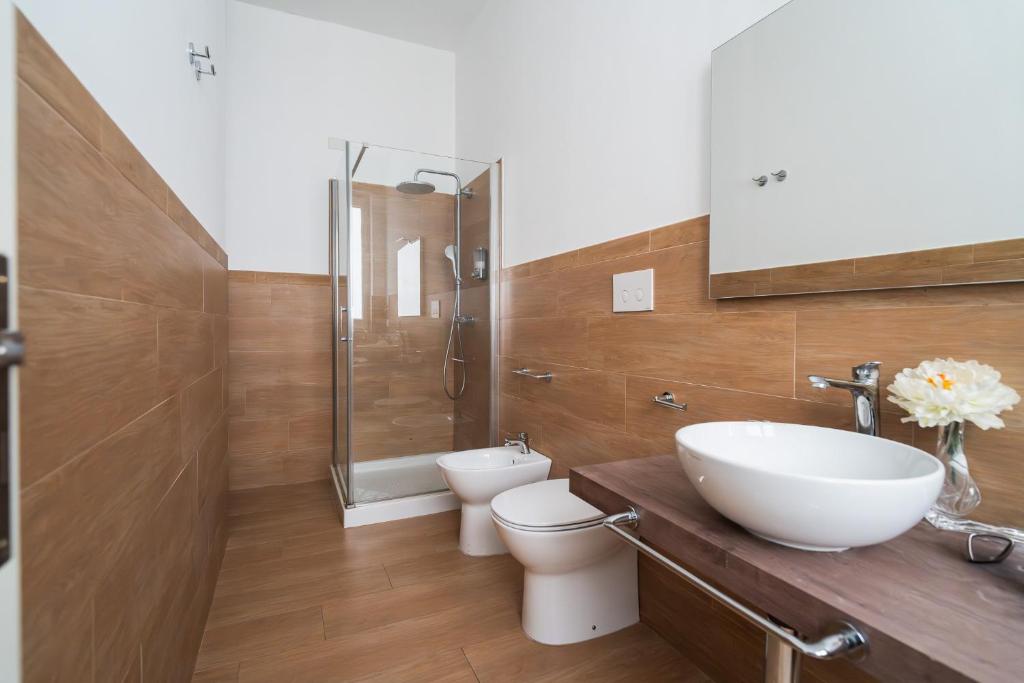 Koupelna v ubytování B&B Charme
