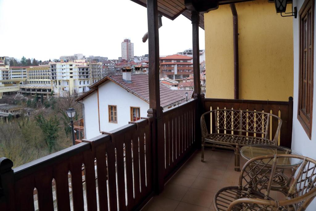 Balkón nebo terasa v ubytování Gurko Hotel