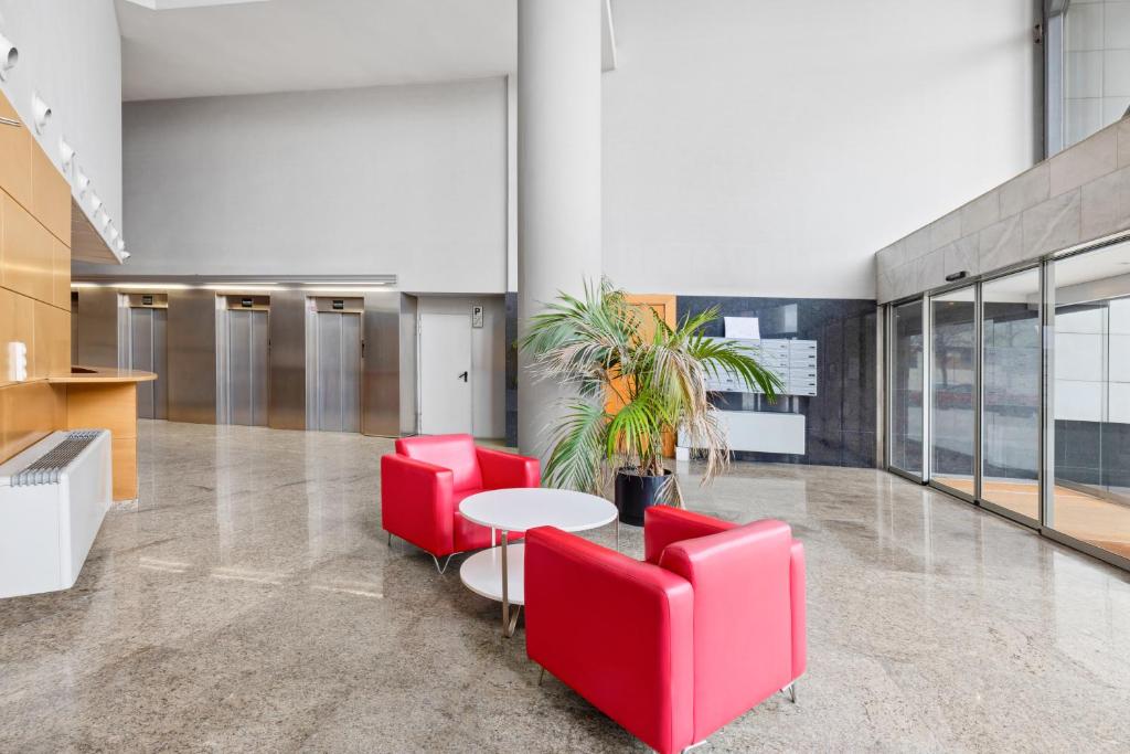 Posezení v ubytování B&B HOTEL Barcelona Mollet Porta de Gallecs
