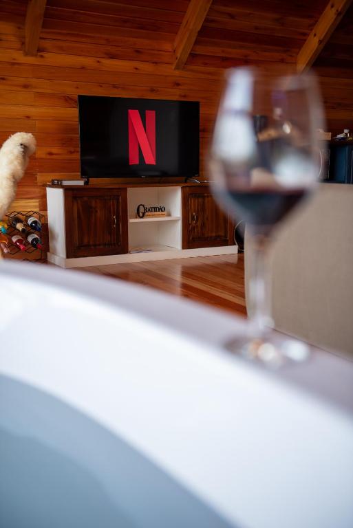 Nápoje v ubytování Cabana Água - Cabanas Recanto do Lago