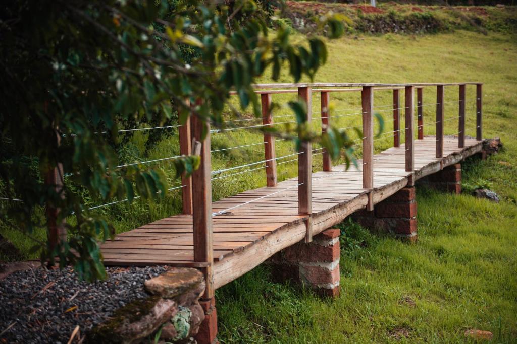 Zahrada ubytování Cabana Água - Cabanas Recanto do Lago