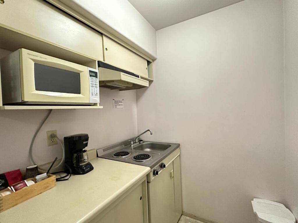 Kuchyň nebo kuchyňský kout v ubytování Ace Western Motel