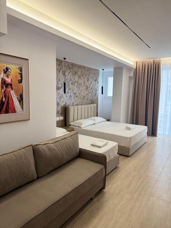 Posezení v ubytování Moonlight Hotel