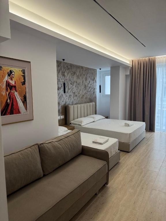Posezení v ubytování Moonlight Hotel