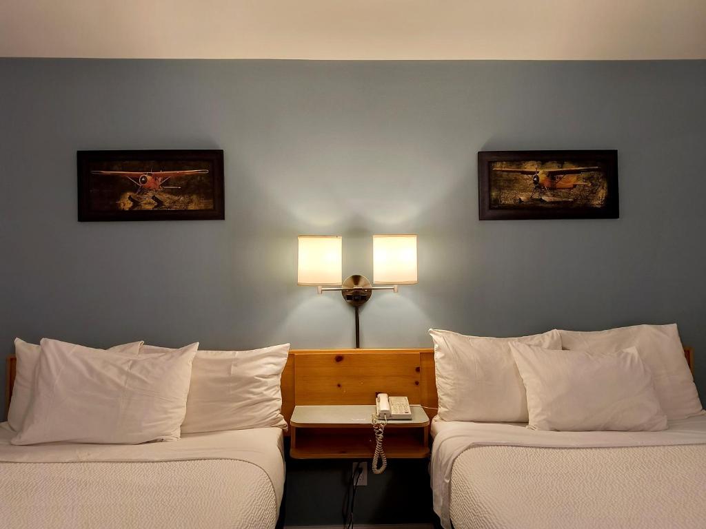 Posezení v ubytování Fireweed Motel