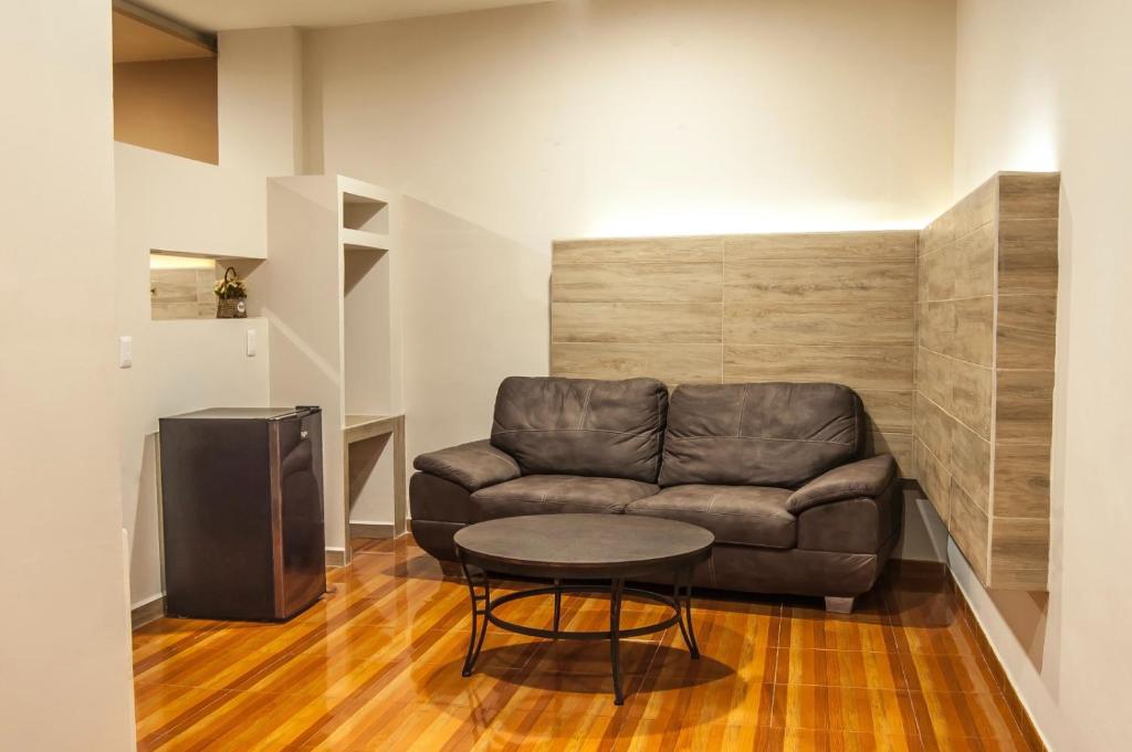 Posezení v ubytování Hotel Luna Caribe