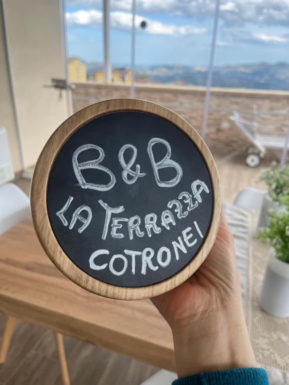 Certifikát, hodnocení, plakát nebo jiný dokument vystavený v ubytování B&B La Terrazza Polifrone