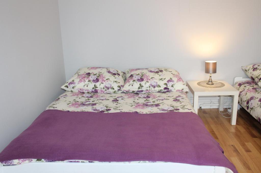 Postel nebo postele na pokoji v ubytování Apartament u Marzenki
