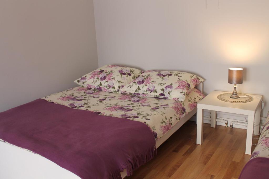 Postel nebo postele na pokoji v ubytování Apartament u Marzenki