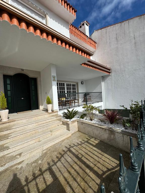 Balkón nebo terasa v ubytování Chalet Sanxenxo Miraflores