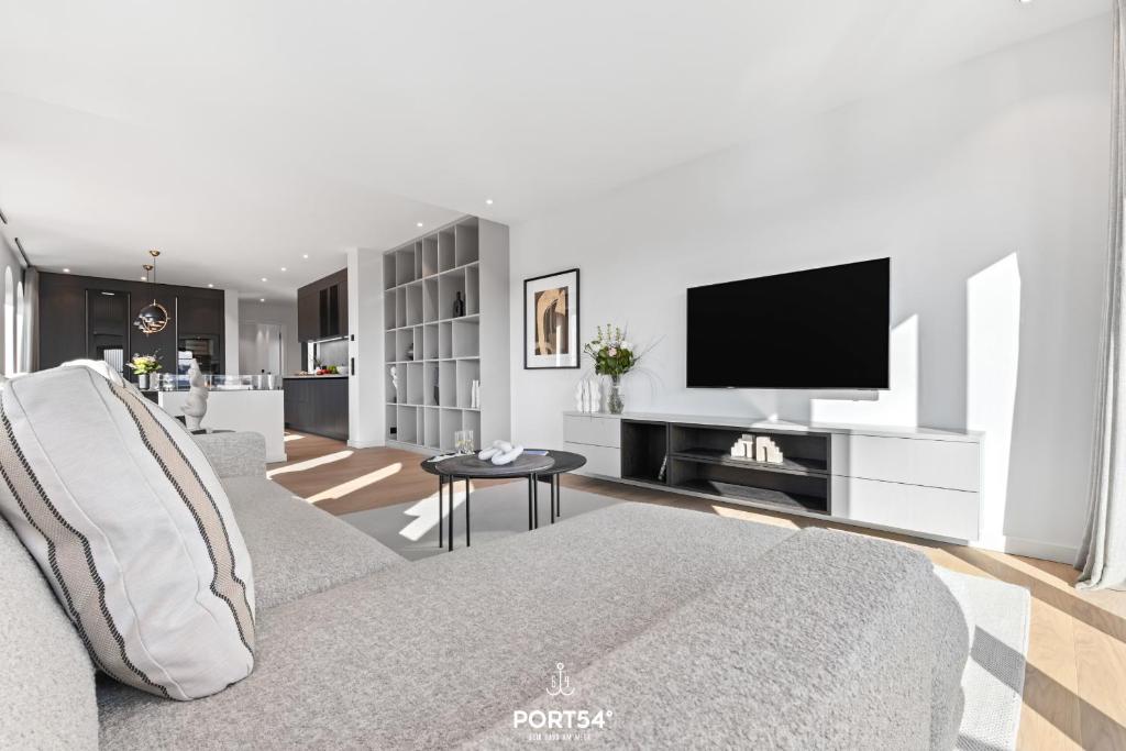 TV a/nebo společenská místnost v ubytování Soho Suite List auf Sylt