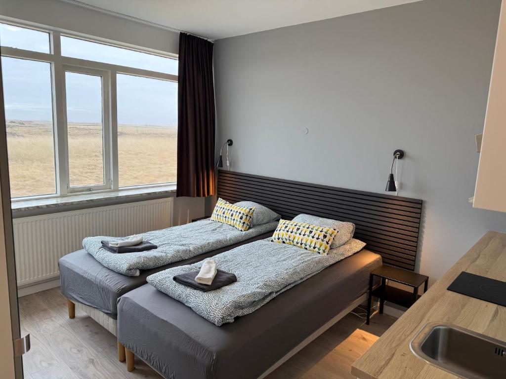 Posezení v ubytování Ocean Breeze Apartments