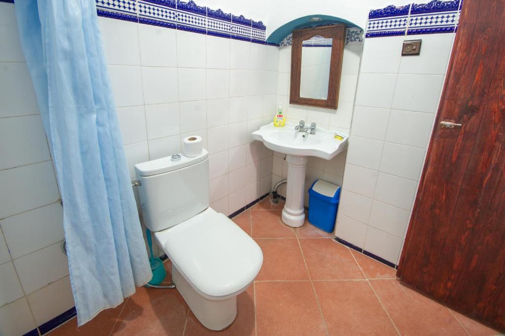 Koupelna v ubytování Riad Dar Chourafa